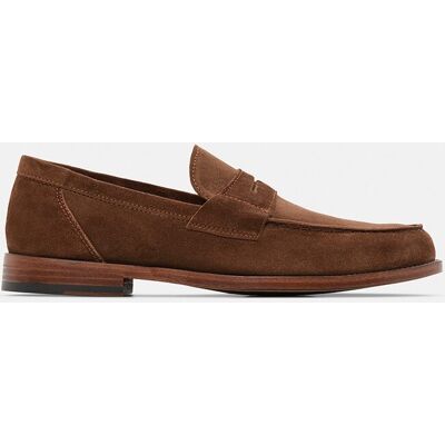 Lottusse - Mocasines de hombre ante banda. Marrón 40,5 Lottusse - Mocasines de hombre ante banda. Marrón 40,5