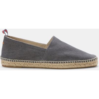 Castañer - Alpargatas de hombre Pablo con bordado a contraste en el talón. Gris 42 Castañer - Alpargatas de hombre Pablo con bordado a contraste en el talón. Gris 42