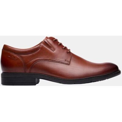 Clarks - Zapato Steadwell Lace en Cuero con suela de Goma. Natural 42 Clarks - Zapato Steadwell Lace en Cuero con suela de Goma. Natural 42