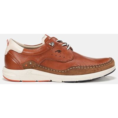 Fluchos - Blucher de hombre en piel con cordones elasticos. Cuero 39 Fluchos - Blucher de hombre en piel con cordones elasticos. Cuero 39