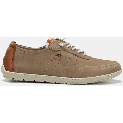 Fluchos - Zapato de hombre en piel con cordones elasticos. Natural 41 Fluchos - Zapato de hombre en piel con cordones elasticos. Natural 41