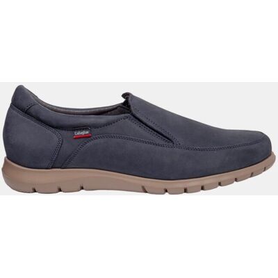 Callaghan - Zapatos elasticos de hombre de piel. Azul marino 42 Callaghan - Zapatos elasticos de hombre de piel. Azul marino 42