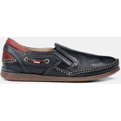 Fluchos - Mocasin de hombre en piel. Azul marino 40 Fluchos - Mocasin de hombre en piel. Azul marino 40