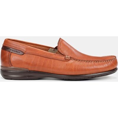 Fluchos - Mocasin de hombre en piel son suela ligera. Cuero 46 Fluchos - Mocasin de hombre en piel son suela ligera. Cuero 46