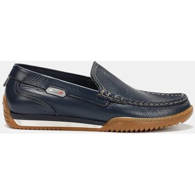 Fluchos - Mocasin de hombre en piel. Azul marino 44 Fluchos - Mocasin de hombre en piel. Azul marino 44