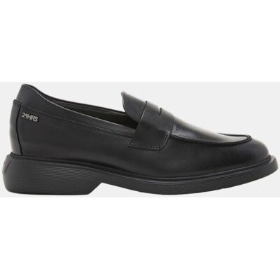 24HRS - Mocasin napa negra. Negro 42 24HRS - Mocasin napa negra. Negro 42