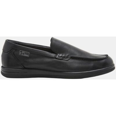 24HRS - Mocasín básico piel cuero. Negro 42 24HRS - Mocasín básico piel cuero. Negro 42