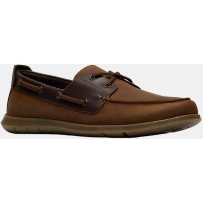 Clarks - Zapato Flexway 2Eye en Nubuck con suela de Goma. Marrón oscuro 42,5 Clarks - Zapato Flexway 2Eye en Nubuck con suela de Goma. Marrón oscuro 42,5