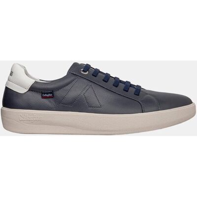 Callaghan - Deportivo de cordones de hombre de piel. Azul marino 41 Callaghan - Deportivo de cordones de hombre de piel. Azul marino 41