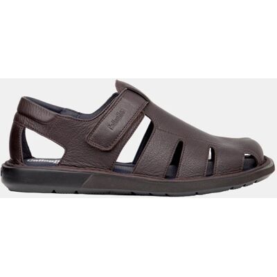 Callaghan - Sandalias de hombre en piel.. Marrón oscuro 43 Callaghan - Sandalias de hombre en piel.. Marrón oscuro 43