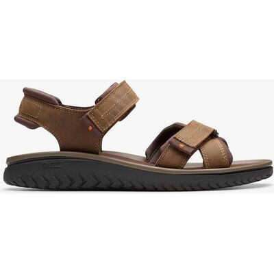 Clarks - Sandalia-Yute Wesley Shore en Cuero con suela de EVA. Marrón oscuro 42 Clarks - Sandalia-Yute Wesley Shore en Cuero con suela de EVA. Marrón oscuro 42