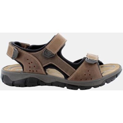 IGI&Co Igi&Co - Sandalia de hombre piel cierre triple velcro marrón claro. Marrón claro 45 IGI&Co Igi&Co - Sandalia de hombre piel cierre triple velcro marrón claro. Marrón claro 45