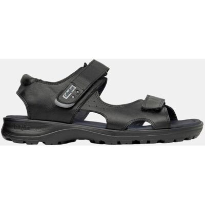 Callaghan - Sandalias de hombre en piel.. Negro 42 Callaghan - Sandalias de hombre en piel.. Negro 42
