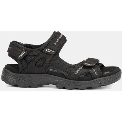 Fluchos - Sandalia de hombre en piel. Negro 43 Fluchos - Sandalia de hombre en piel. Negro 43