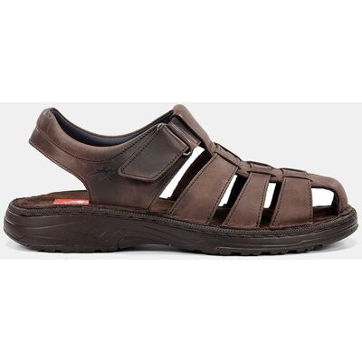 Fluchos - Sandalia de hombre en piel. Marrón chocolate 42 Fluchos - Sandalia de hombre en piel. Marrón chocolate 42