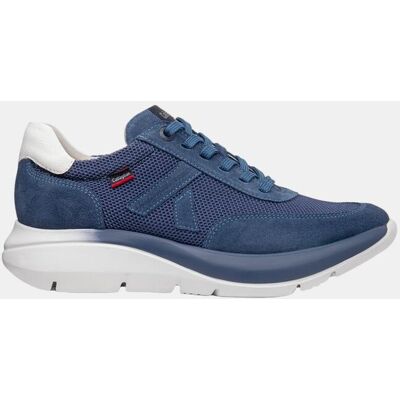 Callaghan - Deportivo de cordones de hombre de piel. Azul Océano 44 Callaghan - Deportivo de cordones de hombre de piel. Azul Océano 44