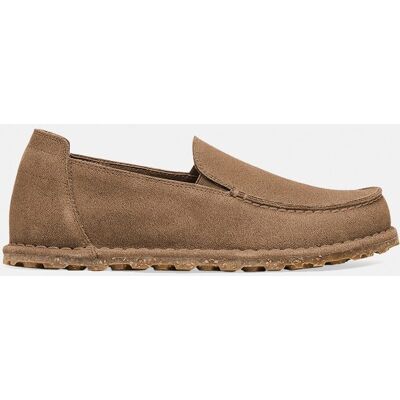 Birkenstock - Mocasines de hombre Utti slip on ante. Marrón topo 41 Birkenstock - Mocasines de hombre Utti slip on ante. Marrón topo 41