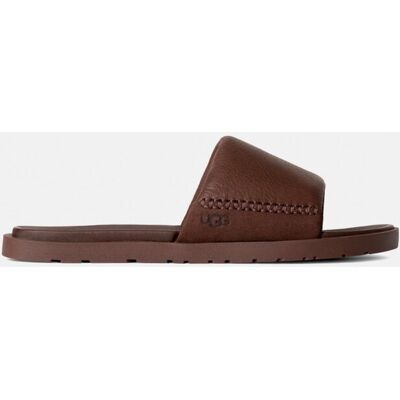 Ugg - Sandalia de piel Seaside II SLIDE. Marrón oscuro 40 Ugg - Sandalia de piel Seaside II SLIDE. Marrón oscuro 40