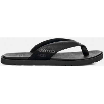 Ugg - Sandalia de piel Seaside II Flip flop. Negro 41 Ugg - Sandalia de piel Seaside II Flip flop. Negro 41