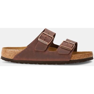 Birkenstock - Sandalia de hombre cuero natrual engrasado. Marrón 44 Birkenstock - Sandalia de hombre cuero natrual engrasado. Marrón 44