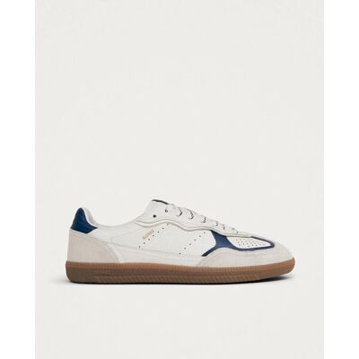 ALOHAS - Zapatillas de ante. Blanco / Azul 42 ALOHAS - Zapatillas de ante. Blanco / Azul 42