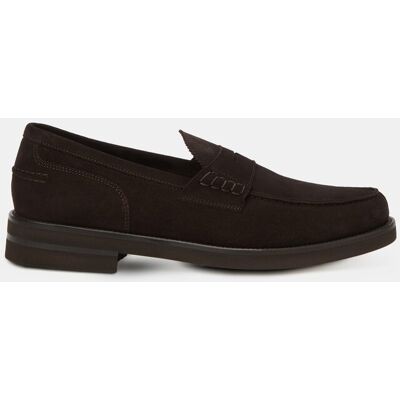 Lottusse - Mocasines de hombre banda Daytona de piel de vacuno moka. Marrón 44 Lottusse - Mocasines de hombre banda Daytona de piel de vacuno moka. Marrón 44