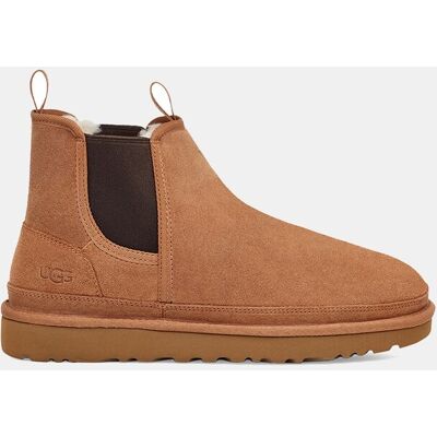 Ugg - Botas Neumel de hombre tipo Chelsea de ante con forro de lana. Camel 45 Ugg - Botas Neumel de hombre tipo Chelsea de ante con forro de lana. Camel 45