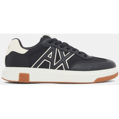 Armani - Zapatillas de hombre en canva con logo lateral. Azul marino 43 Armani - Zapatillas de hombre en canva con logo lateral. Azul marino 43
