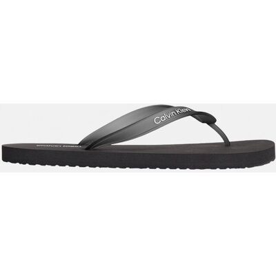 Calvin Klein - Chancla esclava de de goma. Negro 45 - 45 Calvin Klein - Chancla esclava de de goma. Negro 45 - 45