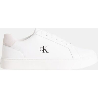 Calvin Klein - Zapatillas de piel clásicas cupsole . Blanco 42 - 42 Calvin Klein - Zapatillas de piel clásicas cupsole . Blanco 42 - 42
