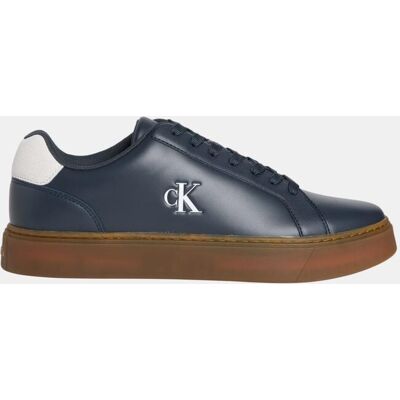 Calvin Klein - Zapatilla casco clásica de piel. Azul marino 46 - 46 Calvin Klein - Zapatilla casco clásica de piel. Azul marino 46 - 46