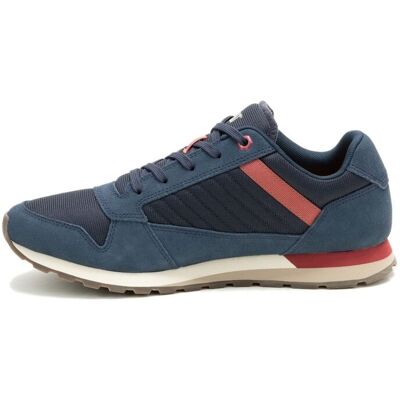 Caterpillar - Zapatillas de hombre de piel ventura. Azul marino 44 Caterpillar - Zapatillas de hombre de piel ventura. Azul marino 44