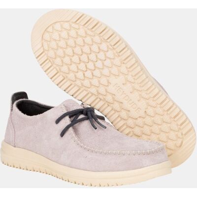HeyDude - Zapatos de cordones de hombre en piel. Beige 44 HeyDude - Zapatos de cordones de hombre en piel. Beige 44
