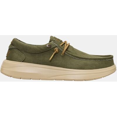 HeyDude - Blucher de hombre en tejido. Verde Oliva 40 HeyDude - Blucher de hombre en tejido. Verde Oliva 40