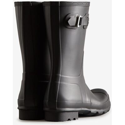 Hunter - Botas de agua de hombre original short con forro. Negro 45 Hunter - Botas de agua de hombre original short con forro. Negro 45