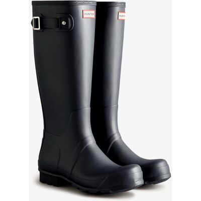 Hunter - Botas de agua de hombre Original Tall con detalle de hebilla. Azul 44 Hunter - Botas de agua de hombre Original Tall con detalle de hebilla. Azul 44