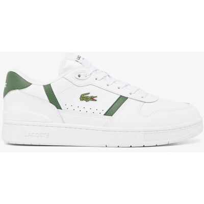 Lacoste - Zapatillas de hombre T-Clip Set de piel. Blanco 48 Lacoste - Zapatillas de hombre T-Clip Set de piel. Blanco 48