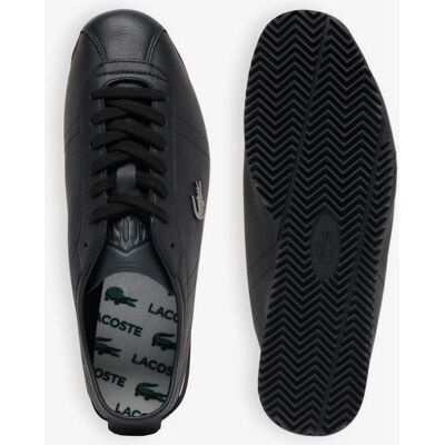 Lacoste - Zapatillas club-low de piel de hombre en negro. Negro 46 Lacoste - Zapatillas club-low de piel de hombre en negro. Negro 46