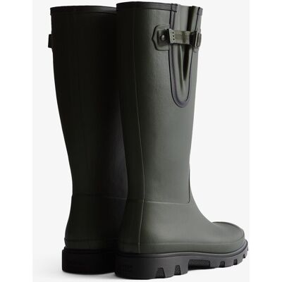 Hunter - Botas de agua unisex field downpour con hebilla ajustable. Verde oscuro 39 Hunter - Botas de agua unisex field downpour con hebilla ajustable. Verde oscuro 39