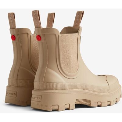 Hunter - Botas de agua unisex elements elastic chelsea caña media lisas con suela track. Beige 41 Hunter - Botas de agua unisex elements elastic chelsea caña media lisas con suela track. Beige 41