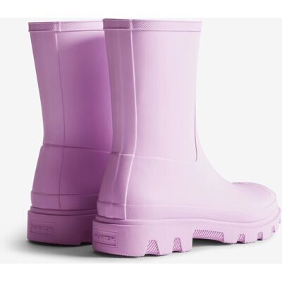 Hunter - Botas de agua unisex Downpour Short caña media lisas con suela track. Lila 40 Hunter - Botas de agua unisex Downpour Short caña media lisas con suela track. Lila 40