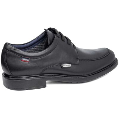 Callaghan - Zapatos de hombre de piel resistentes al agua. Negro 46 Callaghan - Zapatos de hombre de piel resistentes al agua. Negro 46