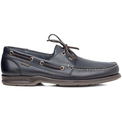 Callaghan - Náuticos de hombre de piel. Azul marino 45 Callaghan - Náuticos de hombre de piel. Azul marino 45
