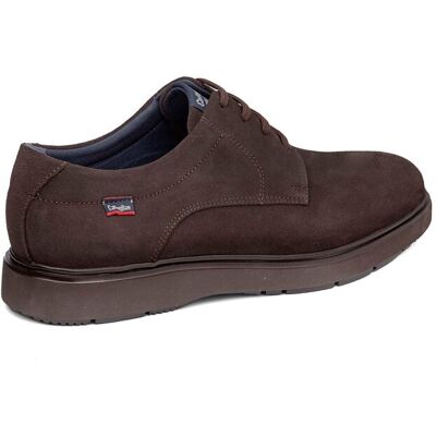 Callaghan - Zapatos de hombre de ante con cordones y tecnología Adaptación. Marrón oscuro 40 Callaghan - Zapatos de hombre de ante con cordones y tecnología Adaptación. Marrón oscuro 40