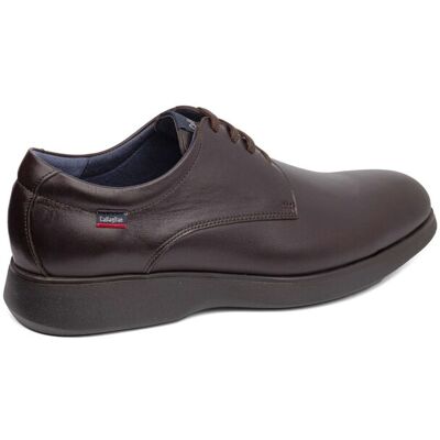 Callaghan - Zapatos de hombre de piel con cordones y tecnología Adaptación. Marrón oscuro 42 Callaghan - Zapatos de hombre de piel con cordones y tecnología Adaptación. Marrón oscuro 42