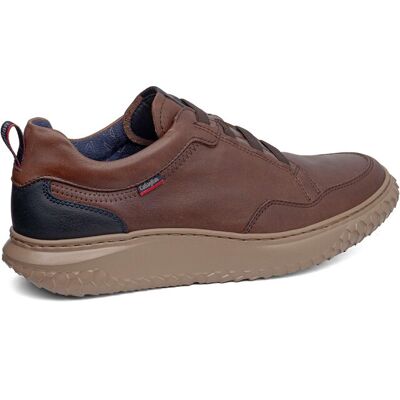 Callaghan - Zapatos de hombre de piel con lengüeta elástica y tecnología Adaptación. Marrón 43 Callaghan - Zapatos de hombre de piel con lengüeta elástica y tecnología Adaptación. Marrón 43