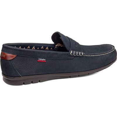 Callaghan - Mocasines de hombre de piel con tecnología Adaptaction. Azul marino 43 Callaghan - Mocasines de hombre de piel con tecnología Adaptaction. Azul marino 43