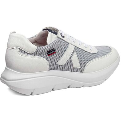 Callaghan - Deportivo de cordones de hombre de piel. Blanco 42 Callaghan - Deportivo de cordones de hombre de piel. Blanco 42