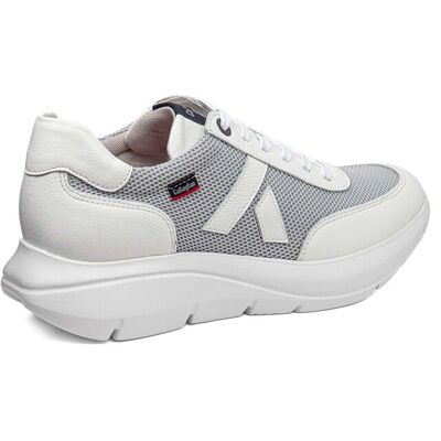 Callaghan - Deportivo de cordones de hombre de piel. Blanco 43 Callaghan - Deportivo de cordones de hombre de piel. Blanco 43