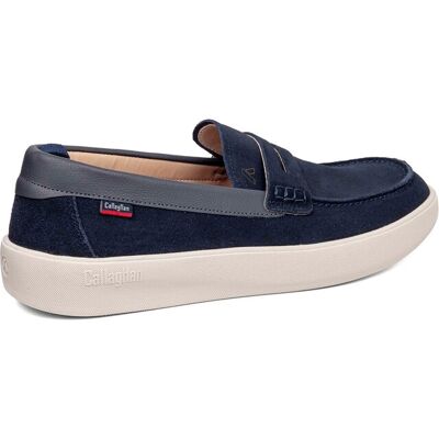 Callaghan - Mocasines de hombre de serraje con tecnología Adaptaction. Azul marino 40 Callaghan - Mocasines de hombre de serraje con tecnología Adaptaction. Azul marino 40